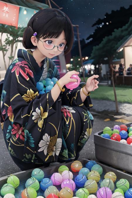ヨーヨー釣り fishing yo-yo balloon SD15