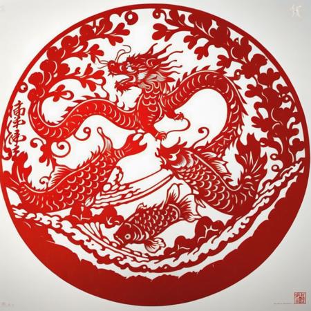 Chinese paper-cutting Style | SDXL