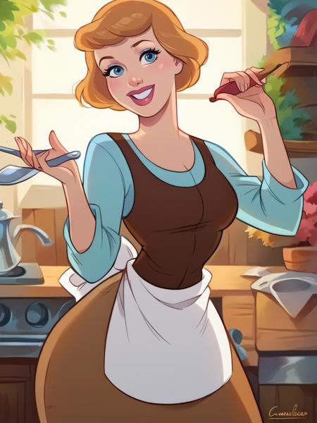 Cinderella Disney Princess - SD 1.5 | XL PONY - by YeiyeiArt