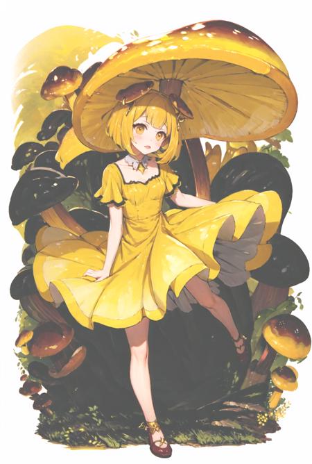 Mushroom Girl/蘑菇娘设计