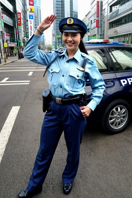 Japanese Police Uniform by Stable Yogi