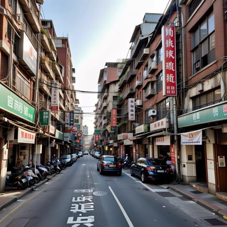 Taiwan Street Background
