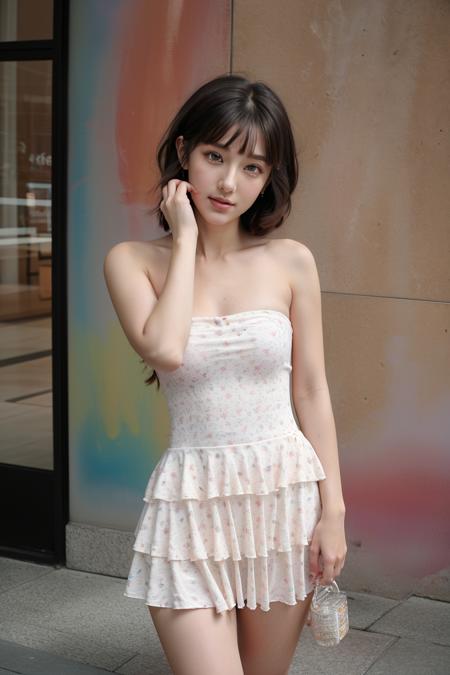 Off - Shoulder Dress | Sexy Attire By - 7ELIX版本Floral (ID: 330418)