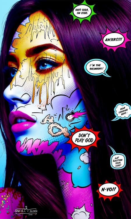 Comic Pop Art Skin [FLUX]