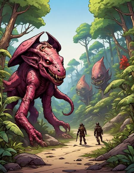 Eldritch Comics  | for Flux.1 dev
