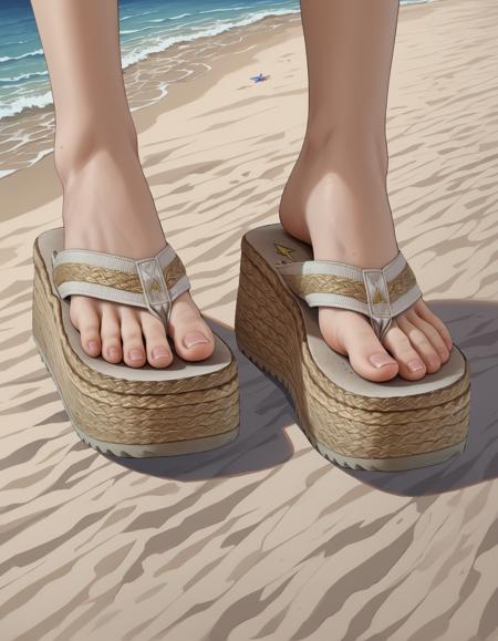 Espadrille Platform Flip Flops版本v1.0_PONY (ID: 1284596)