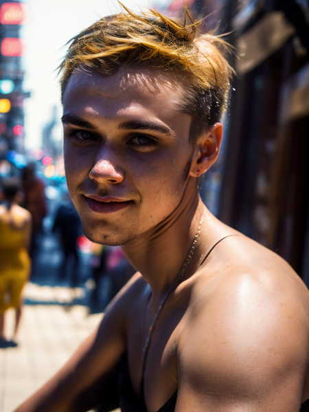 Model Young man