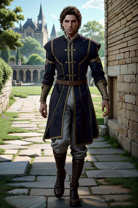 Human Raphael from Baldur's Gate 3