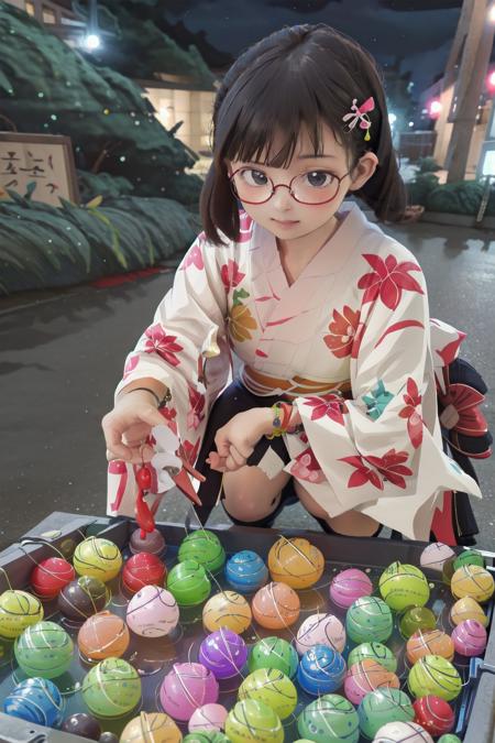ヨーヨー釣り fishing yo-yo balloon SD15