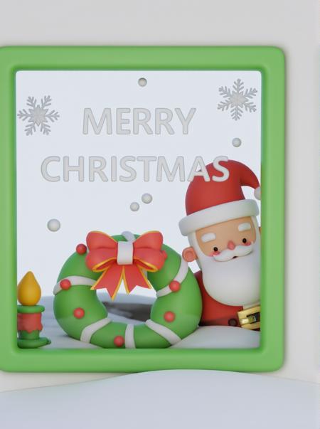 Little Practice Flux - 3D Clay Christmas Style