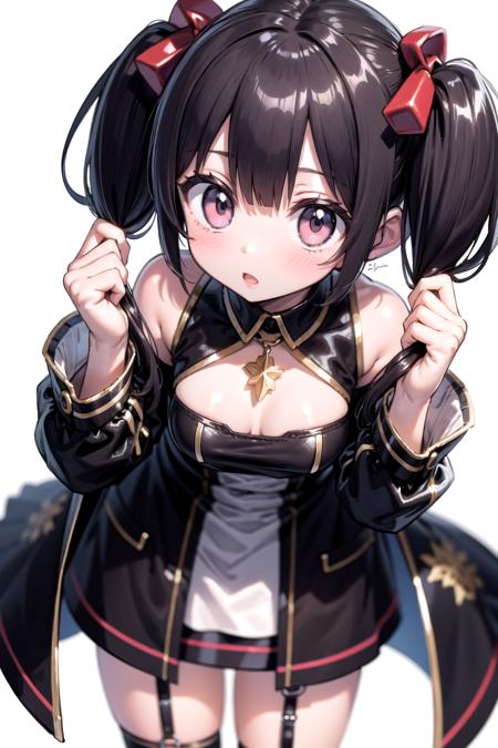 [Pose] Holding Twintails