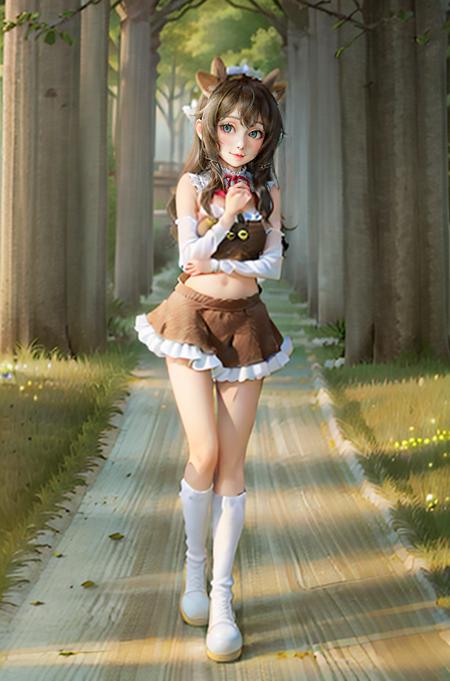 Reindeer Waitress Outfit