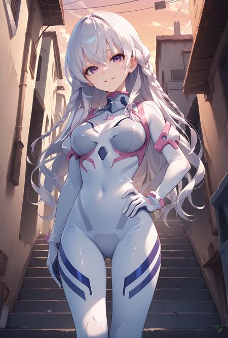 [Costume]Evangelion 3.0 Asuka/Mari lasty plugsuit /EVA 终 真希波/明日香的 白色作战衣