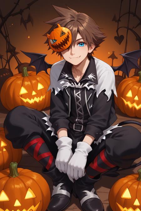 Sora (3 Outfits) - Kingdom Hearts - (Pony) / (Illustrious)