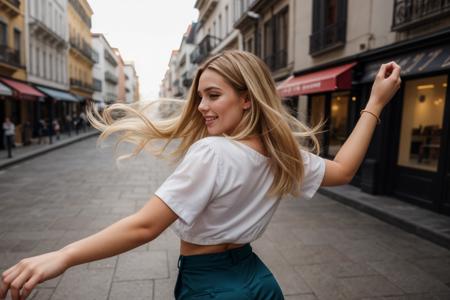 OpenPose, from side and behind,dancing,