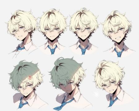 Expression Anime Character Sheet / PONY DIFFUSION