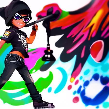 SoCalGuitarist's Inksplat - Create silly, wacky, colorful inkling characters easily! (For model 2.1)版本Inksplat768 (ID: 5067)