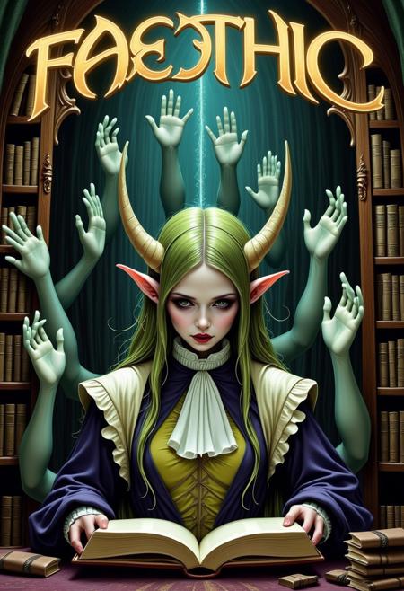 Faeothic - (Fae-Gothic) - [FLUX-PONY-SDXL] | DAM版本Pony - V1 (ID: 1020151)