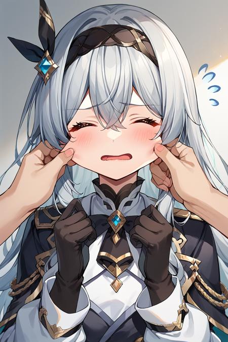 Concept - cheek pinching and mouth pull PDXL