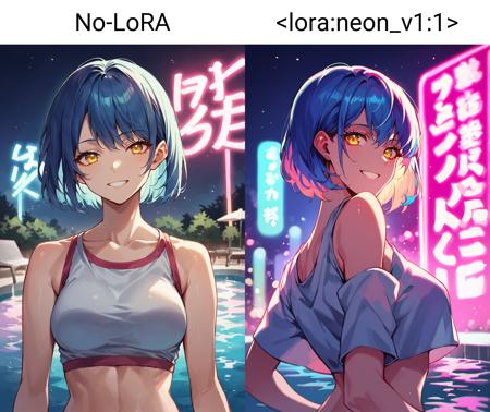 (Pony+XL) Strengthen Neon