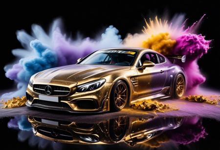 Colorful Powder Explosion - Dream Diffusion - By DICE