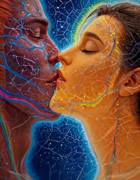 Alex Grey art style (Flux and Pony)