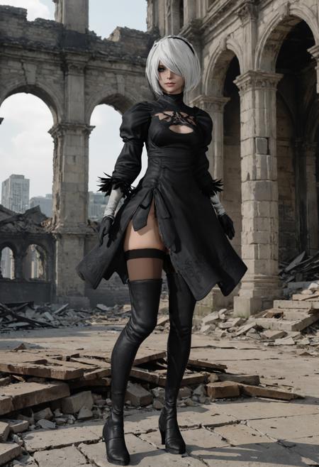 [FLUX.1 D&XL&1.5] 2B (‎YoRHa No.2 Type B) Nier:Automata