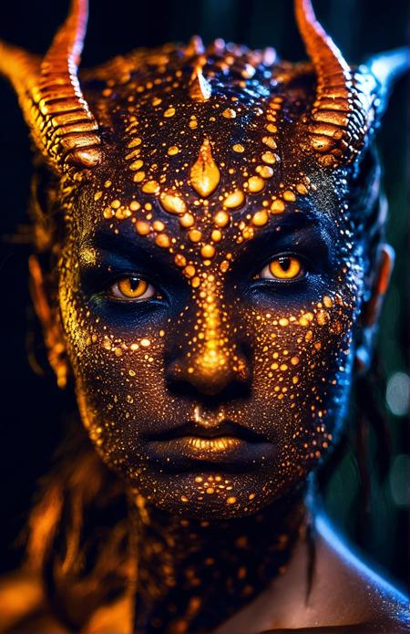 Blacklight Makeup — SDXL LoRA