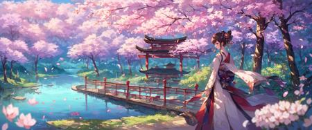 Anime Style Backgrounds for Pony Diffusion