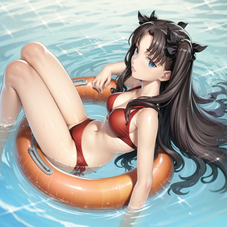 Rin tohsaka  LORA and(Pony)  from fate stay night visual novel