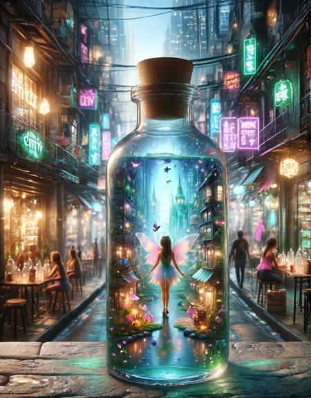 In a Bottle SDXL