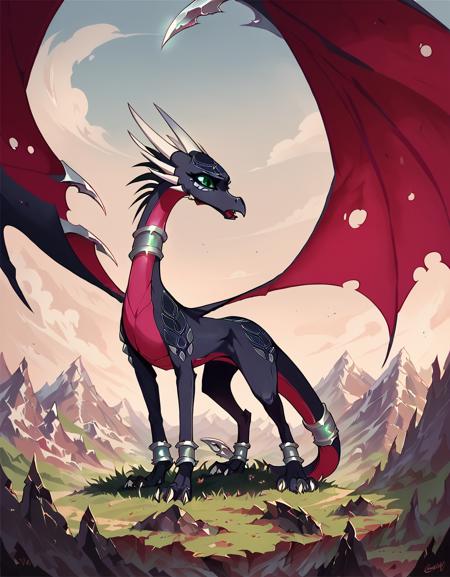 Corrupted Cynder【 The legend of Spyro - A New Beginning 】- 【PONY - FLUX - DSXL】