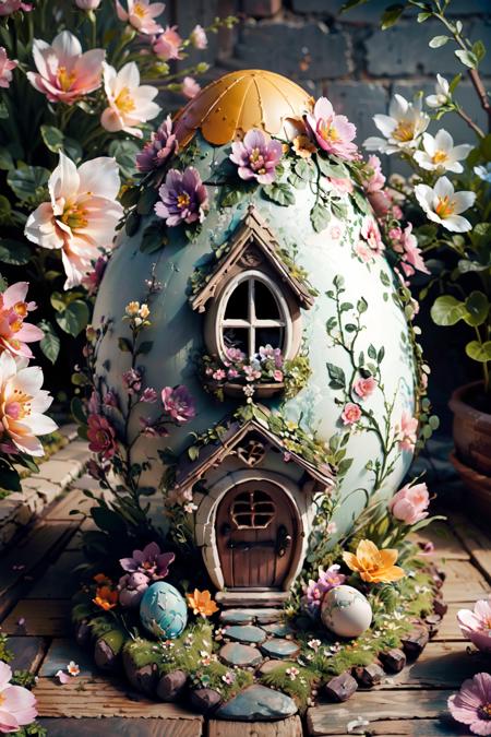 Easter Egg House [SDXL & SD1.5]