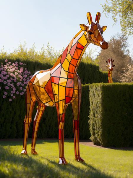 【Sculpture Design】 Colorful Glass Sculpture Artwork