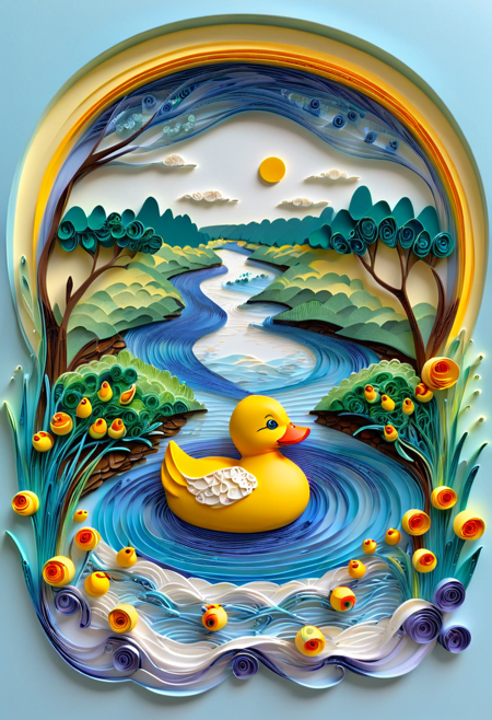 Paper Quilling And Layering Style - [Flux/SDXL/SD1.5]