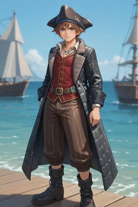 Sora (3 Outfits) - Kingdom Hearts - (Pony) / (Illustrious)