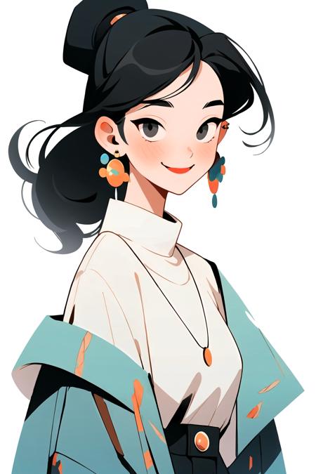 Minimalist flat illustration | smooth lines (极简扁平插画 ｜流畅线条)