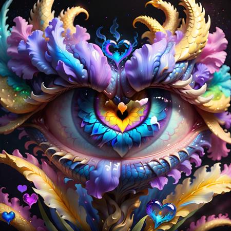 IrisHeavenlyBlue-3heartschasingtheDragon