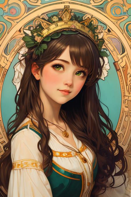 style of Alphonse Mucha 200版本v1.0 (ID: 556558)