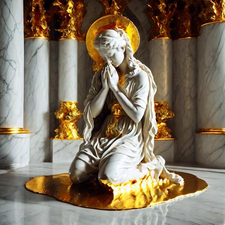 White and Gold Marble - Dream-like Architecture