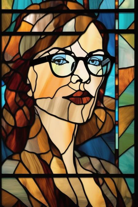 Stained Glass Portrait