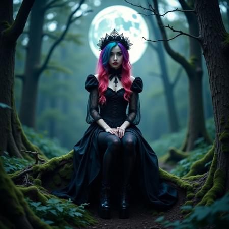 female goth, emo, punk, alt, scene