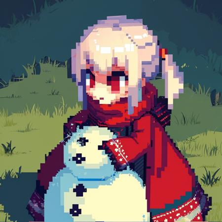 Pixel Snowman Suit (Dungeon Fighter Online) DNF大头像素雪人套装表情包