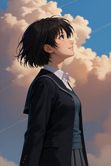 Ai Nanasaki/七咲 逢 (Amagami SS) SDXL LoRA [Pony Diffusion]