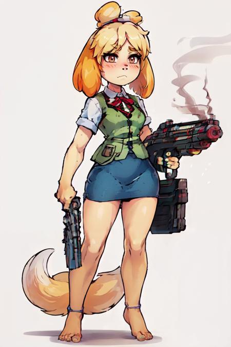 Isabelle Doom Slayer: Rip and Tear Until it's Done [Illustrious & Pony & SD1.5]