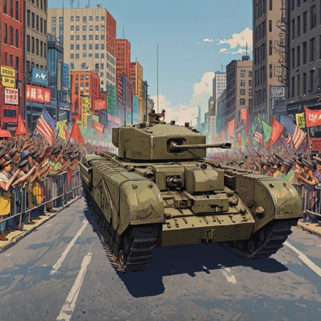 Churchill Tank (SDXL)