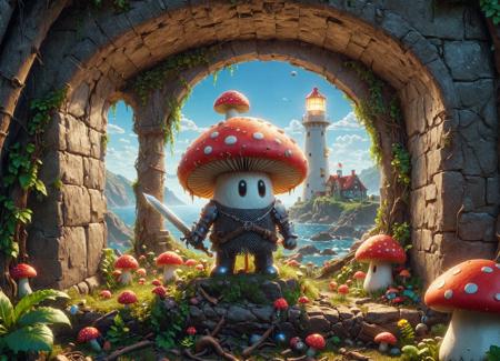 DonM - Shroom Knight [SD,SDXL,Pony]
