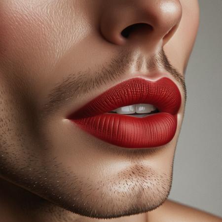 Carmine Red Lips