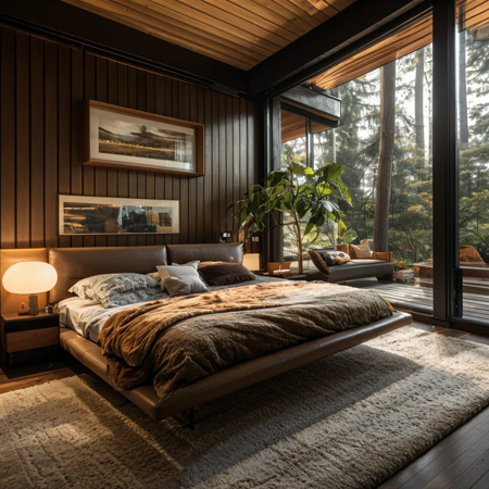 AIDVN_Interior_Mid-Century Modern style (Multi-room)