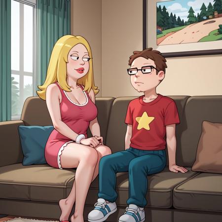 Steve and Francine Smith (American dad) pony/illust